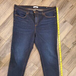 EUC Loft Legging Jeans, Dark Wash, Sz 32/14